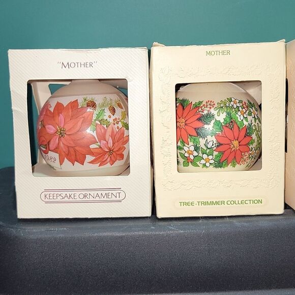 1980 1981 1982 Hallmark Mothers Collection Ornaments Bundle New - Picture 2 of 8